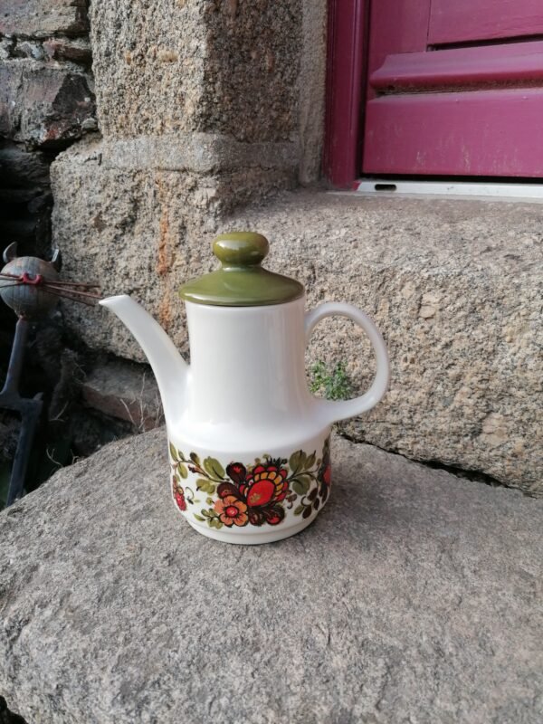 Cafetière fleurs
