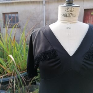 Robe franges
