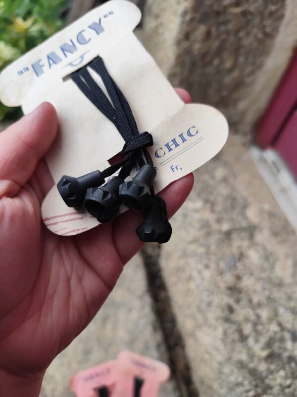 Paire de lacets noir – Image 3