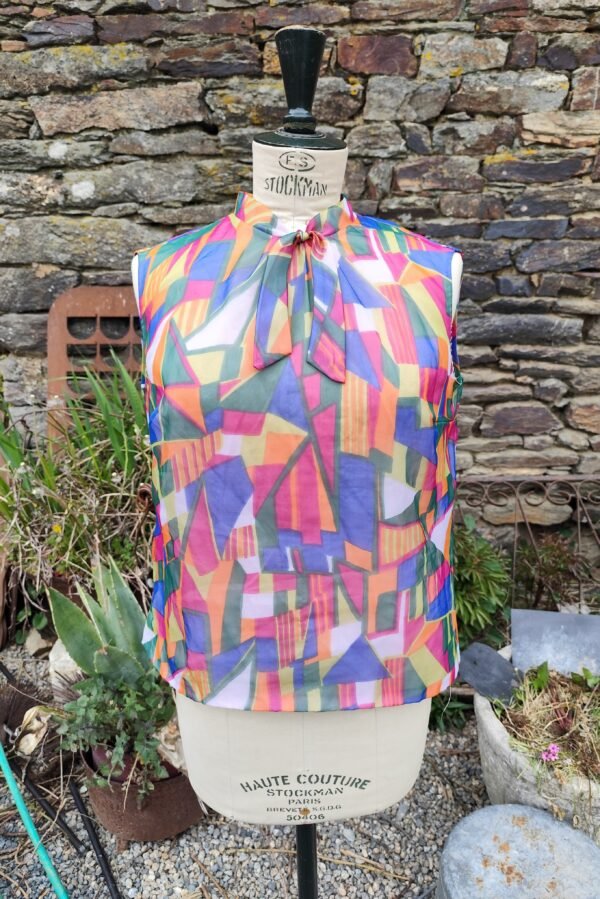 Blouse géométrique