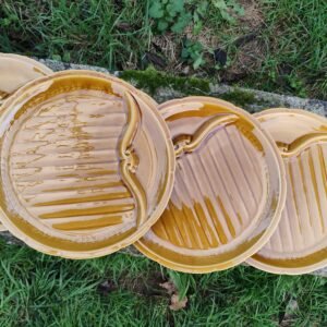 Assiettes barbotine Gien